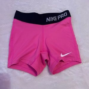 Small Hot Pink Nike Pros